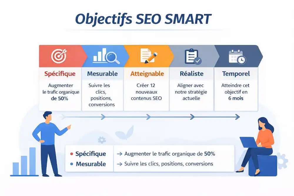Définir des objectifs SEO mesurables et atteignables | Dethie FAYE